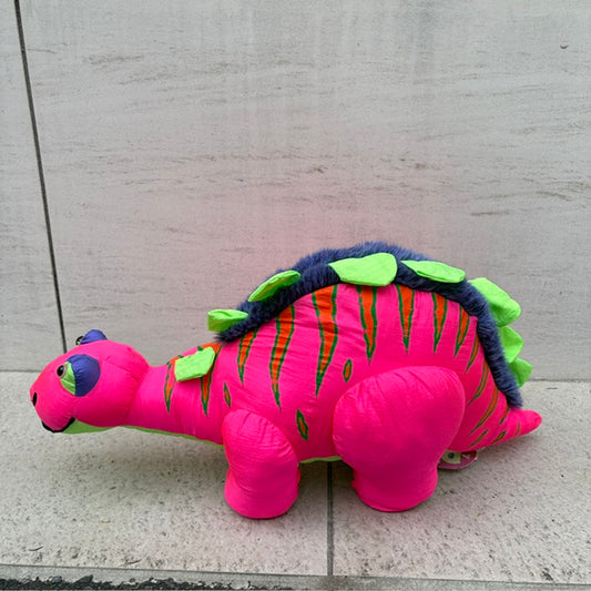 90’s★1993年★STUFFINS★恐竜★Dinosaurs★ぬいぐるみ★ネオンカラー★大きいぬいぐるみ★約60センチ★フィギュア★人形★ぬいぐるみ