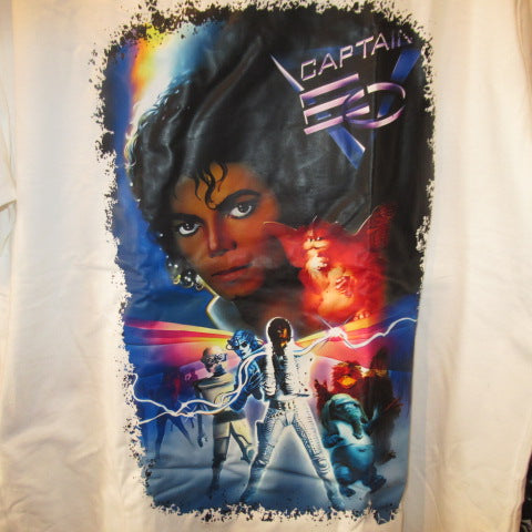 Michael Jackson★CAPTAIN EO★キャプテン・イーオー★マイケルジャクソン★ファズボール★Tシャツ★人形★フィギュア★ぬいぐるみ★ホワイト★Men’ｓ★Lサイズ