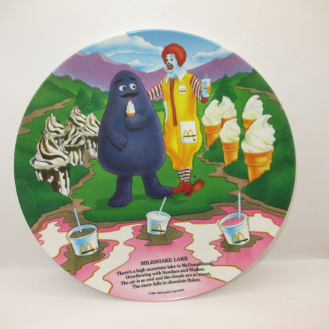 80's★McDonald's★マクドナルド★プラスチックプレート★お皿★人形★フィギュア★ぬいぐるみ★ロナルド★グリマス★ソフトクリーム★チョコファッジ★サンデー★フライガール★