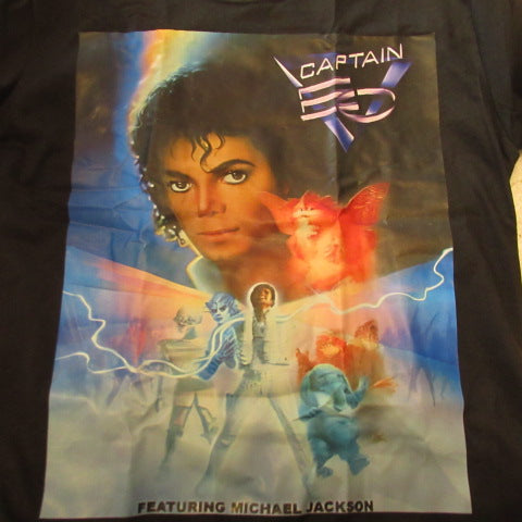 Michael Jackson★CAPTAIN EO★キャプテン・イーオー★マイケルジャクソン★ファズボール★Tシャツ★人形★フィギュア★ぬいぐるみ★ブラック★Men’ｓ★Lサイズ