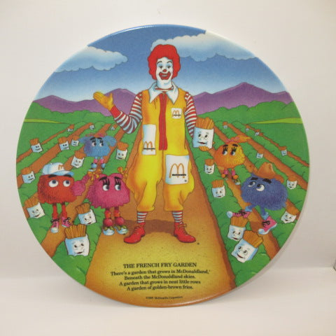 80's★McDonald's★マクドナルド★プラスチックプレート★お皿★人形★フィギュア★ぬいぐるみ★ロナルド★ポテト★フライガイ★フライガール★