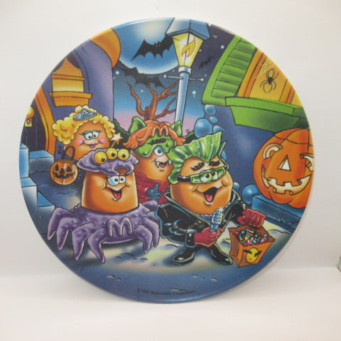 90's★McDonald's★マクドナルド★プラスチックプレート★お皿★HALLOWEEN★ハロウィーン★ナゲット★人形★フィギュア★ぬいぐるみ★ロナルド★★フライガイ★フライガール★