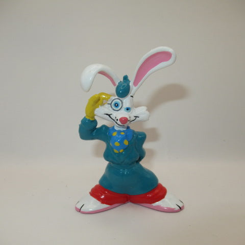 1987年★80's★ROGER RABBIT★ロジャーラビット★ぬいぐるみ★フィギュア★人形★ビンテージ★ベンダブル★PVC★ブルー★コート