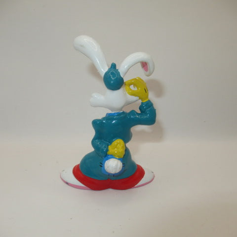 1987年★80's★ROGER RABBIT★ロジャーラビット★ぬいぐるみ★フィギュア★人形★ビンテージ★ベンダブル★PVC★ブルー★コート