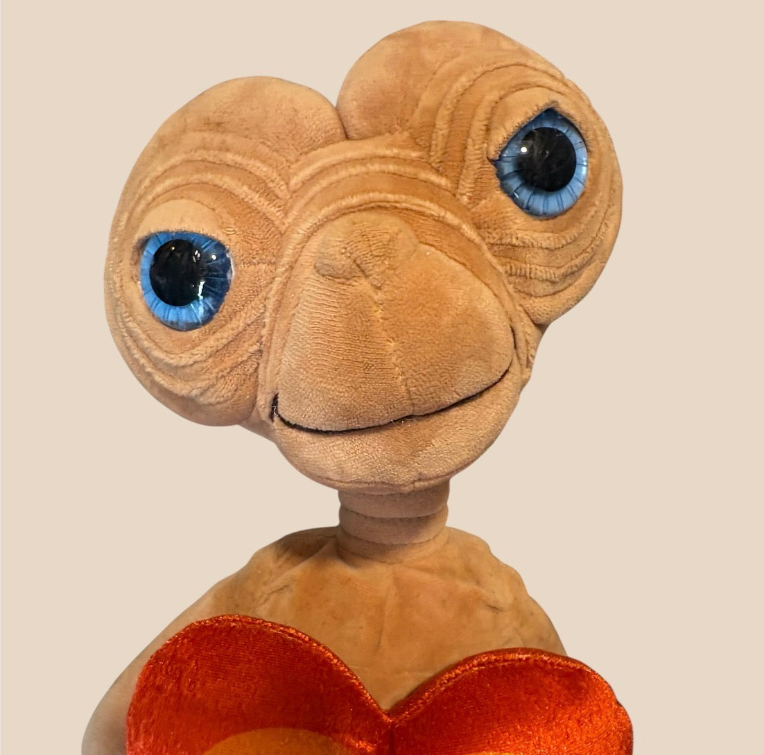 Universal Studio★ユニバーサルスタジオ★E.T.★映画★イーティー★人形★フィギュア★ぬいぐるみ★ハート★ピンク★40センチ★ビンテージ★
