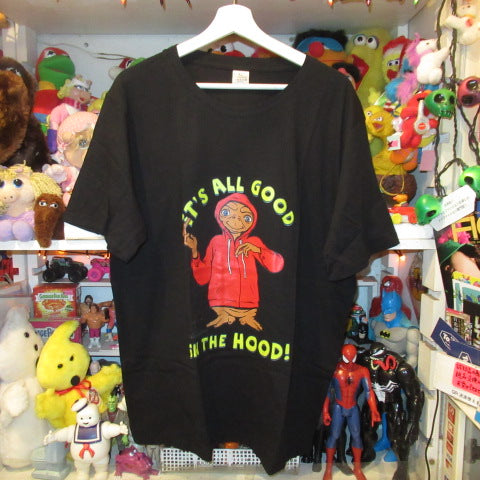 映画E.T★E.T★Tシャツ★ぬいぐるみ★人形★フィギュア★XLサイズ★スティーブンスピルバーグ★エイリアン★宇宙人★新品★ブラック
