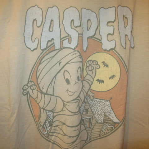 casper★キャスパー★Tシャツ★HALLOWEEN★ハロウィーン★マミー★ミイラ★フィギュア★人形★ぬいぐるみ★Men’ｓ★Ｌサイズ★ベージュ