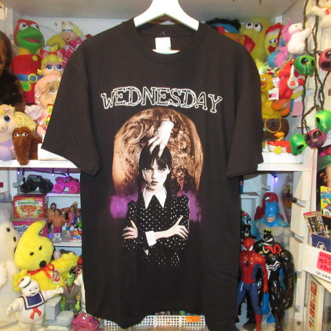 WEDNESDAY★ウエンズデー★THE ADAMS FAMILY★アダムスファミリー★Tシャツ★Men’ｓ★Ｌサイズ★フィギュア★人形★ぬいぐるみ