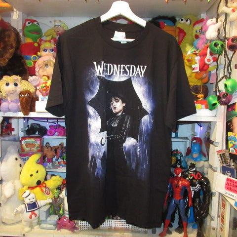 WEDNESDAY★ウエンズデー★THE ADAMS FAMILY★アダムスファミリー★Tシャツ★Men’ｓ★Ｌサイズ★フィギュア★人形★ぬいぐるみ
