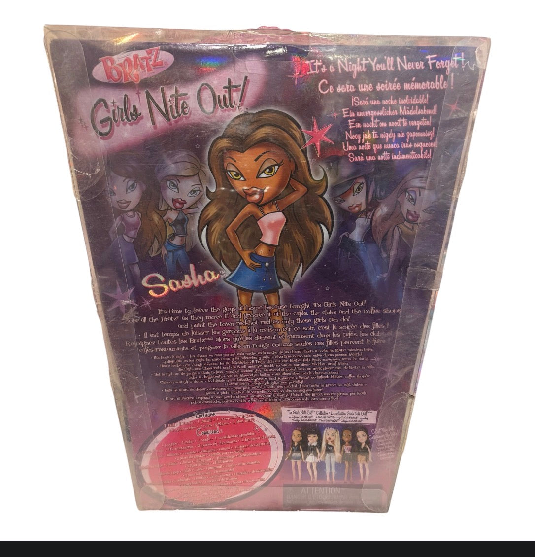 2022年★BRATZ★ブラッツ★girls night Out！★SASHA★サーシャ★人形★ぬいぐるみ★フィギュア★人形★Y2K