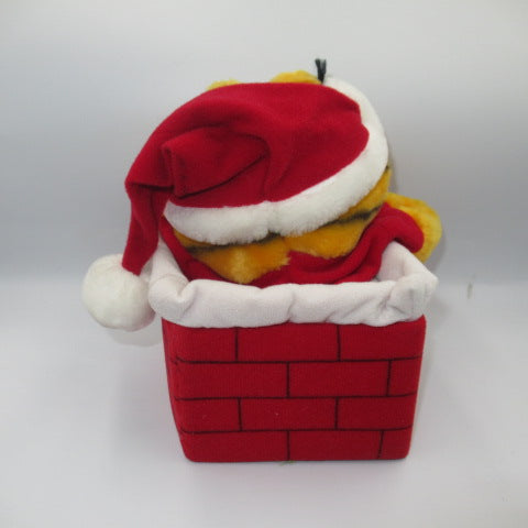 1981年★80's★GARFIELD★ガーフィールド★ぬいぐるみ★人形★フィギュア★クリスマス★サンタ★ハンドパペット★ビンテージ