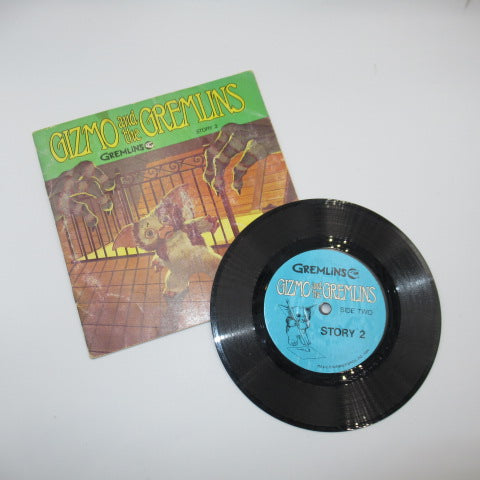 80's★1984年★GREMLiNS★グレムリン★Gizmo★ギズモ★STORY BOOK★レコード付き絵本★フィギュア★人形★ぬいぐるみ★STORY 2★ビンテージ★