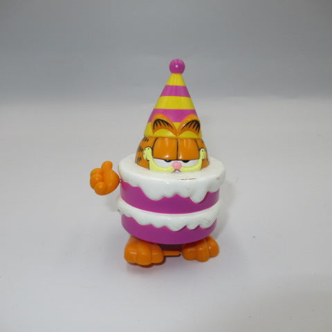 80's★1981年★GARFIELD★ガーフィールド★バースデーケーキ★トコトコ★フィギュア★人形★ぬいぐるみ★ビンテージ