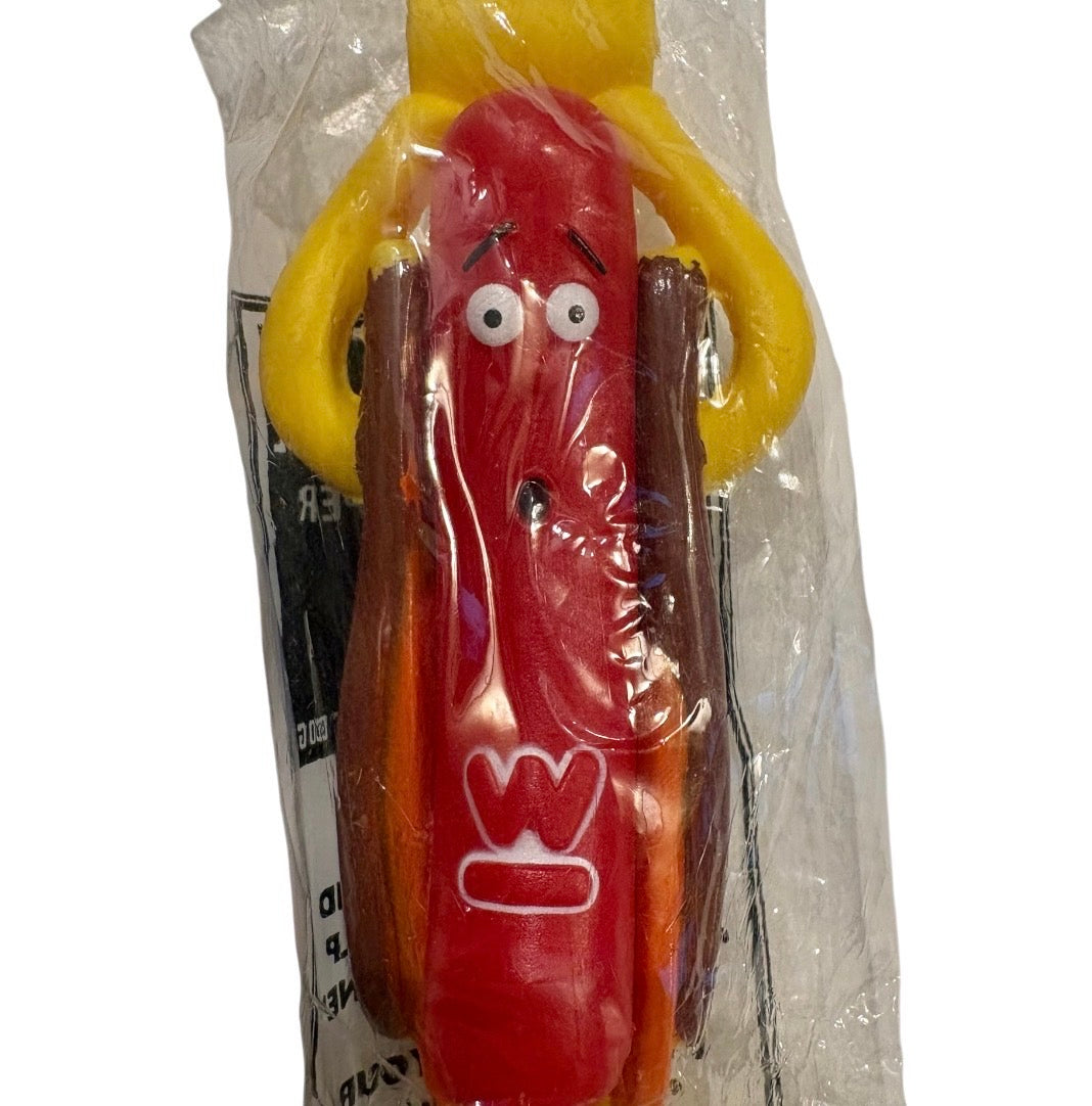 1999年★wienerschnitzel★ウィンナーシュニッツェル★アンテナトッパー★フィギュア★人形★ビンテージ