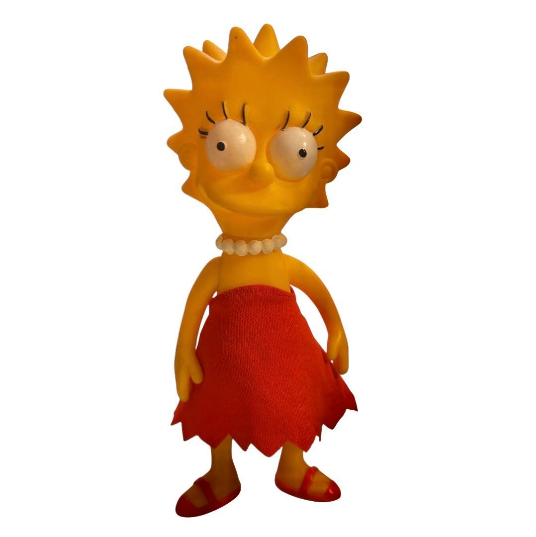90's★THE SIMPSONS★シンプソンズ★リサ★ポーサブルフィギュア★ソフビ★人形★ぬいぐるみ★フィギュア★ビンテージ★バート★ホーマー