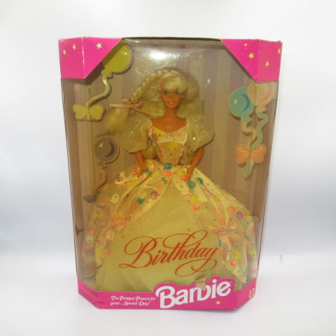 90's★1996年★Barbie★バービー★人形★Birthday Barbie★バースデーバービー★フィギュア★ドレス★バルーン