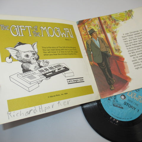 80's★1984年★GREMLiNS★グレムリン★Gizmo★ギズモ★STORY BOOK★レコード付き絵本★フィギュア★人形★ぬいぐるみ★STORY 1★ビンテージ★