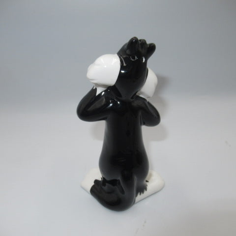 1989年★80's★LOONEY TUNES★ルーニーチューンズ★ルーニーテューンズ★シルベスターキャット★Sylvester Cat★陶器★ソルト＆ペッパー★フィギュア★人形★ぬいぐるみ★ビンテージ