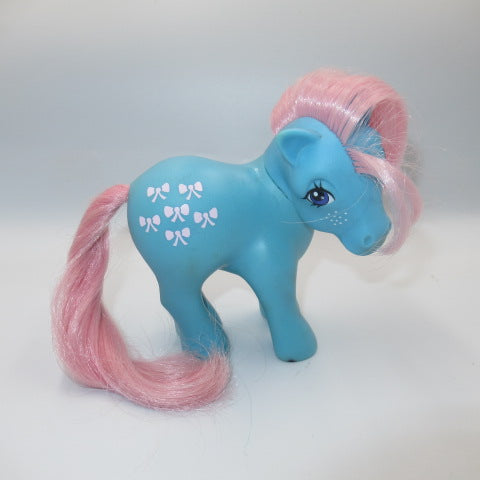 80's★G1★My Little Pony★マイリトルポニー★人形★フィギュア★ビンテージ★ブルー★リボン