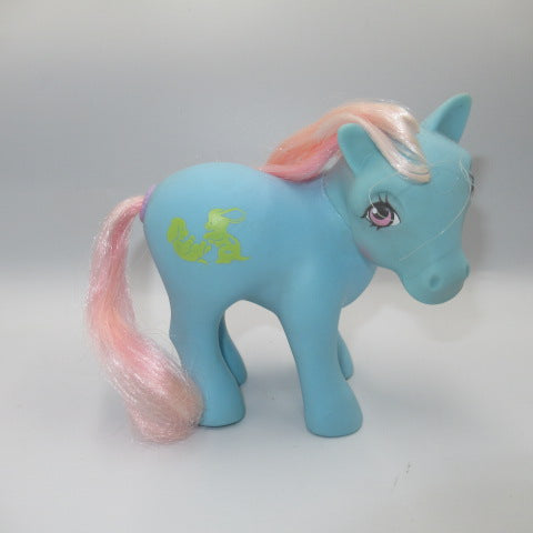 80's★G1★My Little Pony★マイリトルポニー★人形★フィギュア★ビンテージ★ブルー★ウサギ★バニー★しっぽが回る
