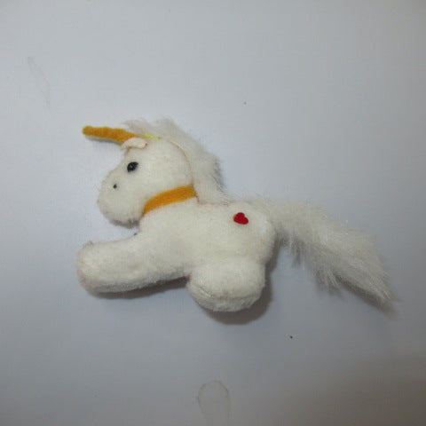 vintage★ビンテージ★Unicorn★ユニコーン★クリップ★人形★フィギュア★ぬいぐるみ★ホワイト×イエロー