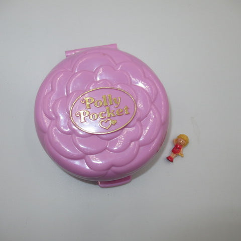 90's★1993年★Polly pocket★ポーリーポケット★バレリーナ★コンパクト★フィギュア★人形★ビンテージ★ローズ★バラ★ピンク