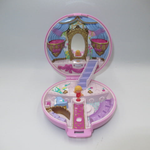 90's★1993年★Polly pocket★ポーリーポケット★バレリーナ★コンパクト★フィギュア★人形★ビンテージ★ローズ★バラ★ピンク