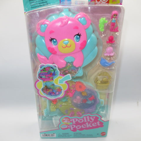 2025年★Polly Pocket★ポーリーポケット★コンパクト★人形★フィギュア★復刻版★ミニチュア★クマ★ベア★マーメイド