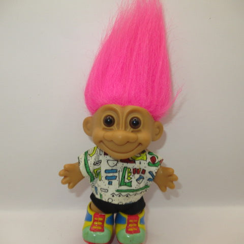 90's★RUSS★TROLLS★TROLL★トロール★人形★フィギュア★ビンテージ★ピンク★ローラーブレード