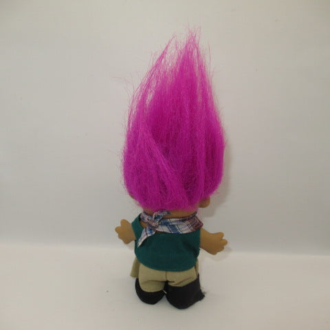 90's★RUSS★TROLLS★TROLL★トロール★人形★フィギュア★ビンテージ★パープル★バンダナ