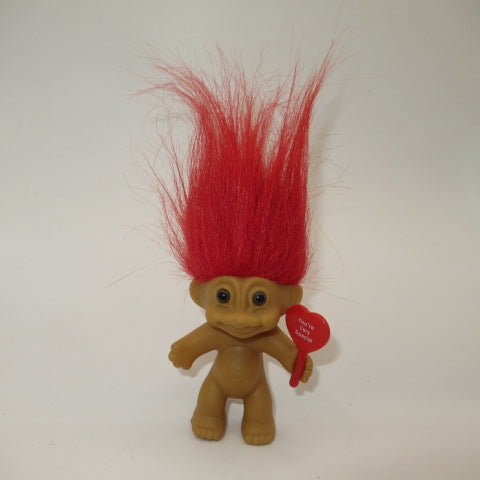 90's★RUSS★TROLLS★TROLL★トロール★人形★フィギュア★ビンテージ★レッド★赤★バレンタイン