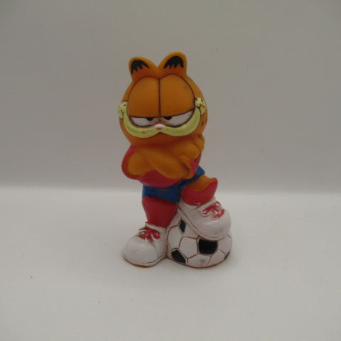 80's★GARFIELD★ガーフィールド★サッカー★ソフビ★フィギュア★人形★ぬいぐるみ★ビンテージ