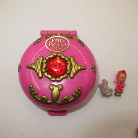 レア★コンプリート！90’s★1992年★ビンテージ★POLLY POCKET★ポーリーポケット★コンパクト★Jweled Palace★ジュエル★ピンク★宝石★ミニチュア★ままごと★ドールハウス★フィギュア★人形★ぬいぐるみ