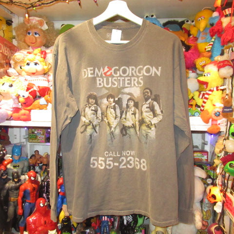STRANGER THINGS★ストレンジャーシングス★DEMOGORGON BUSTERS★デモゴルゴンバスターズ★Tシャツ★ロングスリーブ★ロンT★Men’s★Lサイズ★ダスティン★マイク★Netflix★ネットフリックス★フィギュア★人形★ぬいぐるみ
