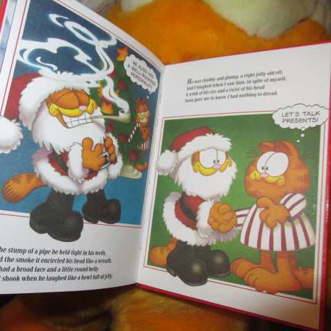 2003年★GARFIERD★ガーフィールド★Macy’ｓ★クリスマス★ぬいぐるみ★オーディー★サンタクロース★フィギュア★人形★ぬいぐるみ