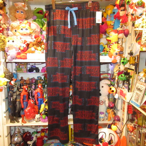 STRANGERTHINGS★ストレンジャーシングス★パジャマパンツ★ルームパンツ★Men’s★Mサイズ★ロゴ★イレブン★ダスティン★フィギュア★人形★ぬいぐるみ