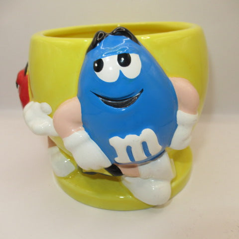 M&M'S★エムアンドエムズ★陶器★タンブラー★マグカップ★ブルー★レッド★チョコレート★アドバタイジング★企業物★フィギュア★人形★ぬいぐるみ
