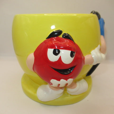 M&M'S★エムアンドエムズ★陶器★タンブラー★マグカップ★ブルー★レッド★チョコレート★アドバタイジング★企業物★フィギュア★人形★ぬいぐるみ