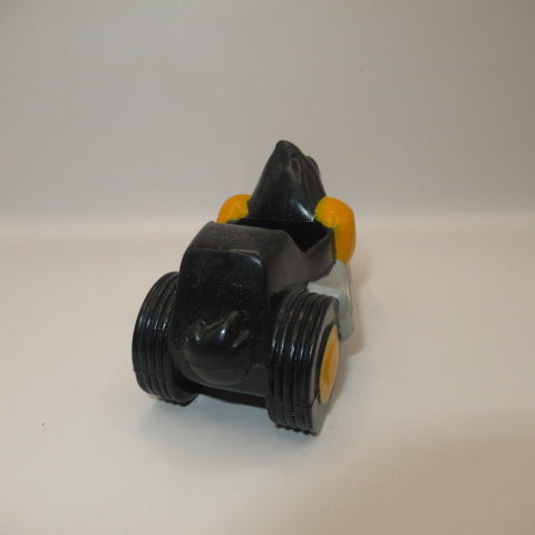 1989年★80's★LOONEY TUNES★ルーニーチューンズ★ダフィーダック★Daffy Duck★PVC★フィギュア★人形★車型