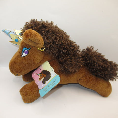 レア！！ユニコーン★UNICORN★AFRO UNICORN★アフロユニコーン★DanDee★ぬいぐるみ★フィギュア★人形★ブラウン