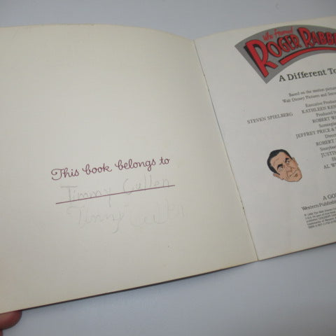 1988年☆80's☆ROGER RABBIT☆ロジャーラビット☆絵本☆ディズニー