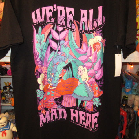 Disney★ディズニー★Alice in Wonderland★不思議の国のアリス★チェシャ猫★キノコ★Tシャツ★人形★フィギュア★men's Lサイズ