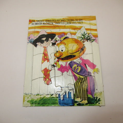 1978年★McDonald★McDonald's★マクドナルド★PUZZLE★パズル★ビンテージ★ビックマックポリス★ハンバーグラー★グリマス★ロナルド★企業物★アドバタイジング★フィギュア★人形★ぬいぐるみ★4