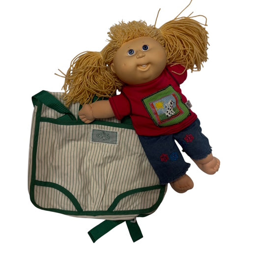 90’s★Cabbage Patch Kids★キャベツ人形★キャベツ畑人形★赤ちゃん★女の子★リュック付き★フィギュア★人形★ぬいぐるみ★