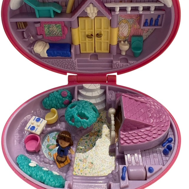 1995年★90's★Polly Pocket★ポーリーポケット★Palomino Pony★ポニー★ミニチュア★ままごと★人形★ぬいぐるみ★フィギュア★コンパクト★ビンテージ★ピンク★難あり★変色あり