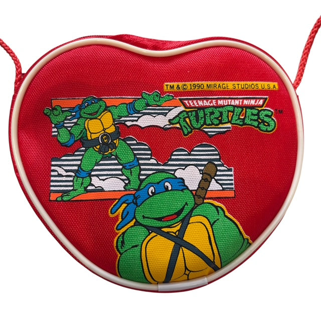 1990年★90's★vintage★ビンテージ★TURTLES★タートルズ★ショルダーバッグ★デッドストック★Leonardo★レオナルド★shoulderbag★グ★ハート★red★赤★bag★フィギュア★人形★★ぬいぐるみ