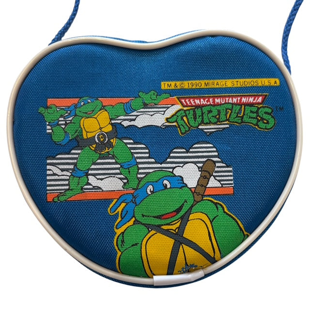 1990年★90's★vintage★ビンテージ★TURTLES★タートルズ★ショルダーバッグ★デッドストック★Leonardo★レオナルド★shoulderbag★グ★ハート★Blue★青★bag★フィギュア★人形★★ぬいぐるみ