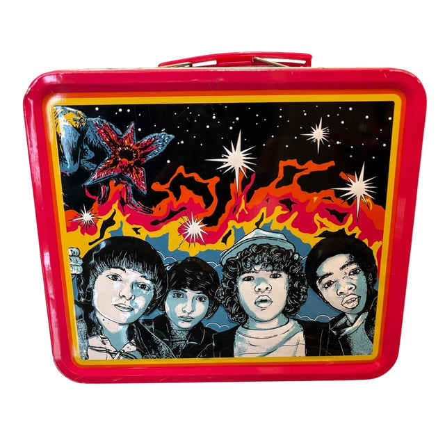 STRANGER THINGS★ストレンジャーシングス★ランチボックス★Lunch Box★USED★ダスティン★フィギュア★人形★ぬいぐるみ