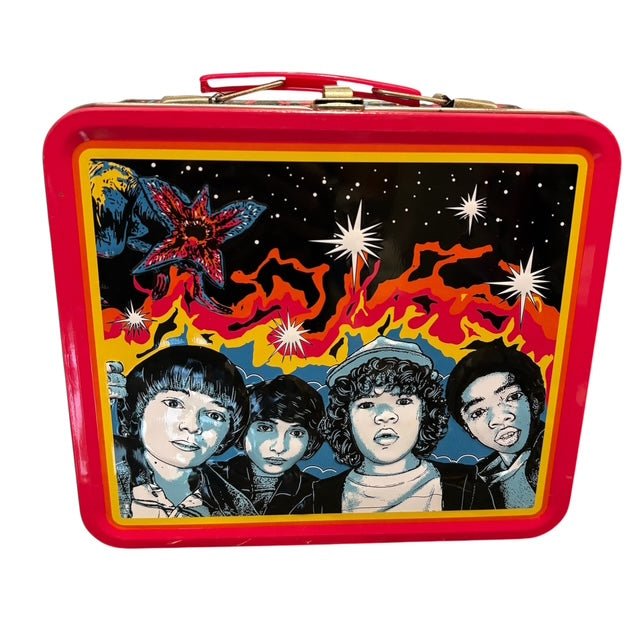 STRANGER THINGS★ストレンジャーシングス★ランチボックス★Lunch Box★USED★ダスティン★フィギュア★人形★ぬいぐるみ