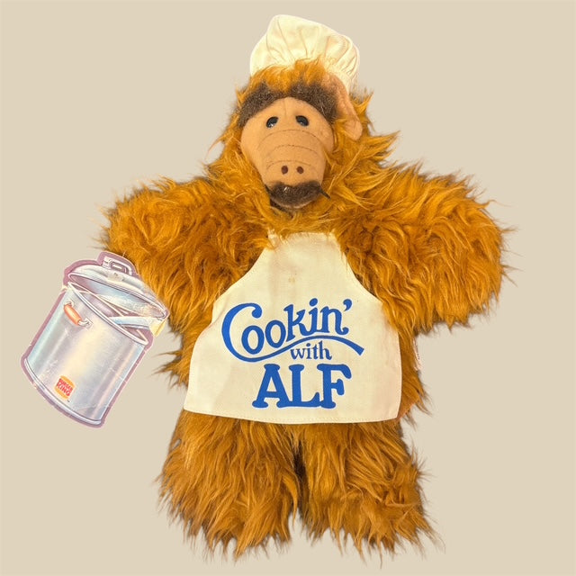1988年★80's★vintage★ビンテージ★ALF★アルフ★BURGERKING★バーガーキング★パペット★コックさん★エプロン★ぬいぐるみ★人形★フィギュア